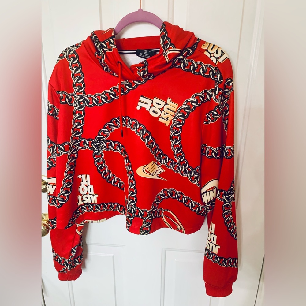 Nike Cropped Hoodie - 2XL